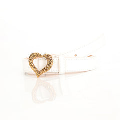Vintage Heart Buckle Belt Classic Girdle For Women