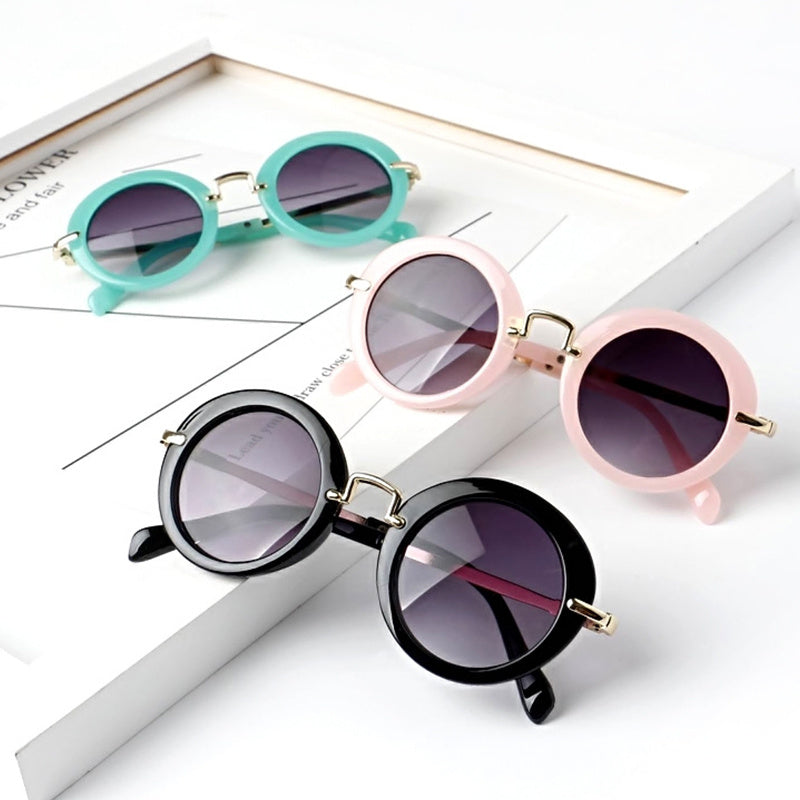 Men's Sunglasses with Cases Round Frame Glasses
