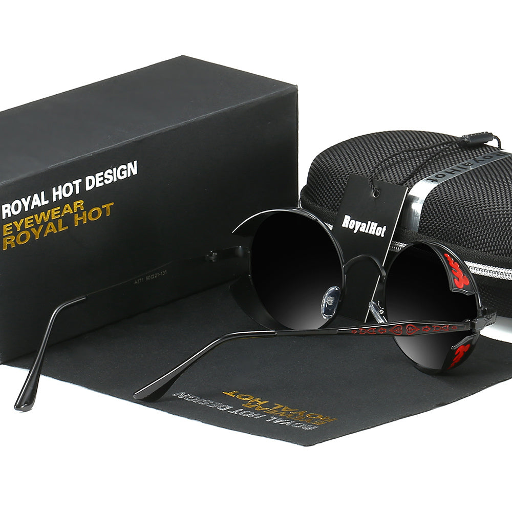 RoyalHot Unisex Round Polarized Sunglasses