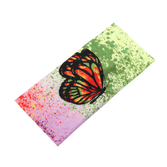 Boho Butterfly Print Wide Headband Elastic Head Wrap