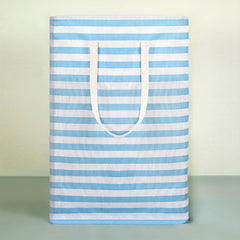 Large Capacity Striped Pattern Clothes Organizer Laundry Washing Bag