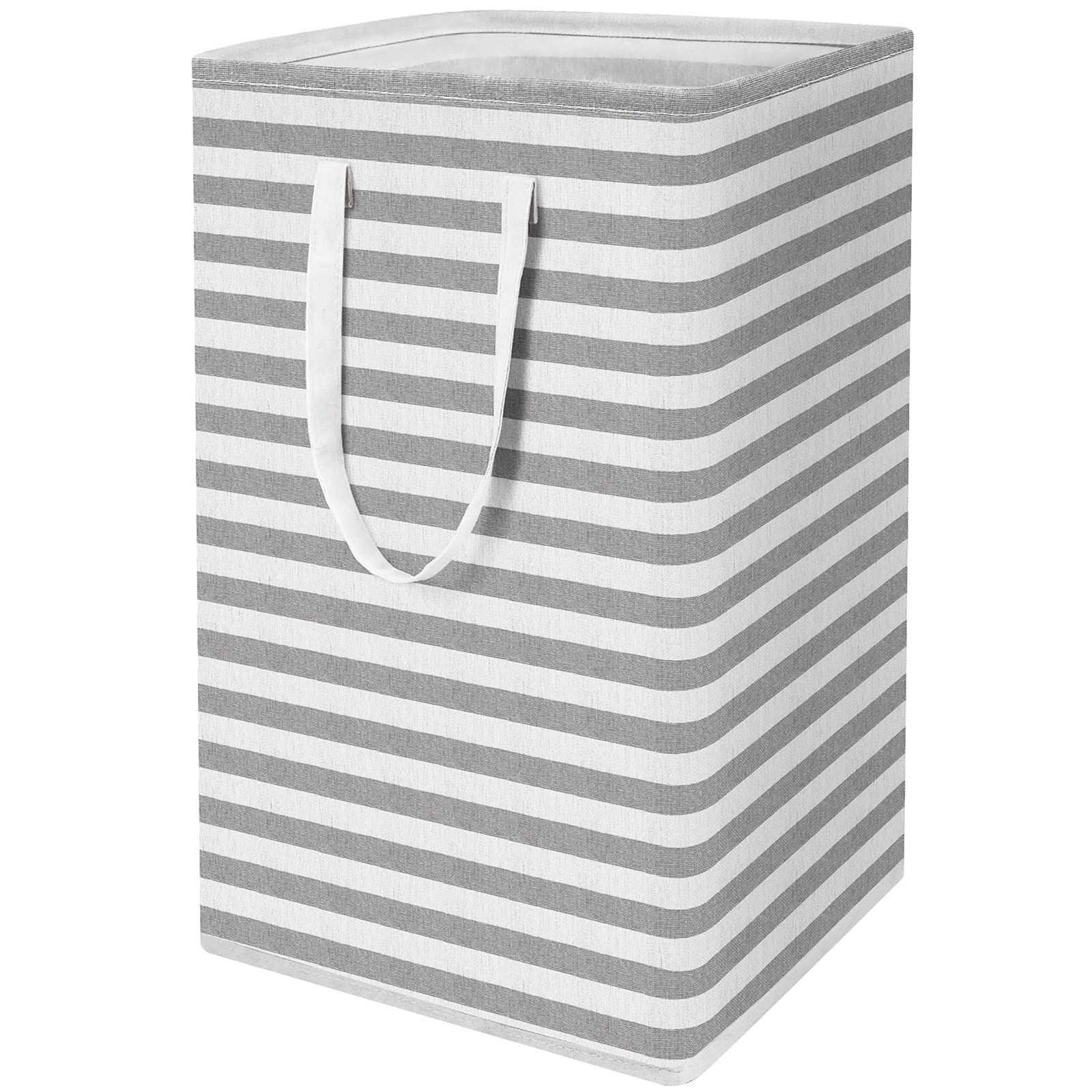 Large Capacity Striped Pattern Clothes Organizer Laundry Washing Bag
