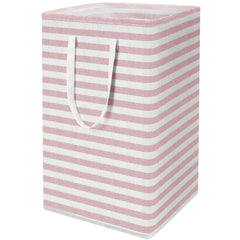 Large Capacity Striped Pattern Clothes Organizer Laundry Washing Bag