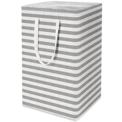 Large Capacity Striped Pattern Clothes Organizer Laundry Washing Bag