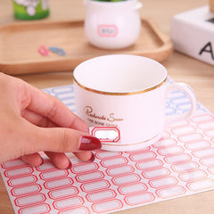 50 Self Adhesive Numbered Classification Labels