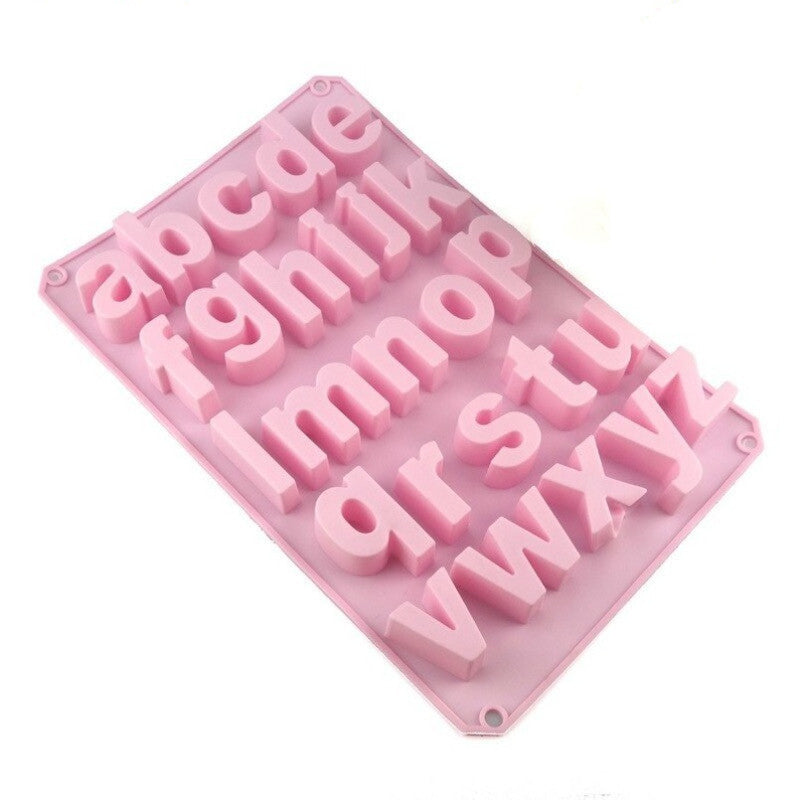 Silicone Alphabet Molds for Concrete Capital Letter Number Mold Resin Cake Mold