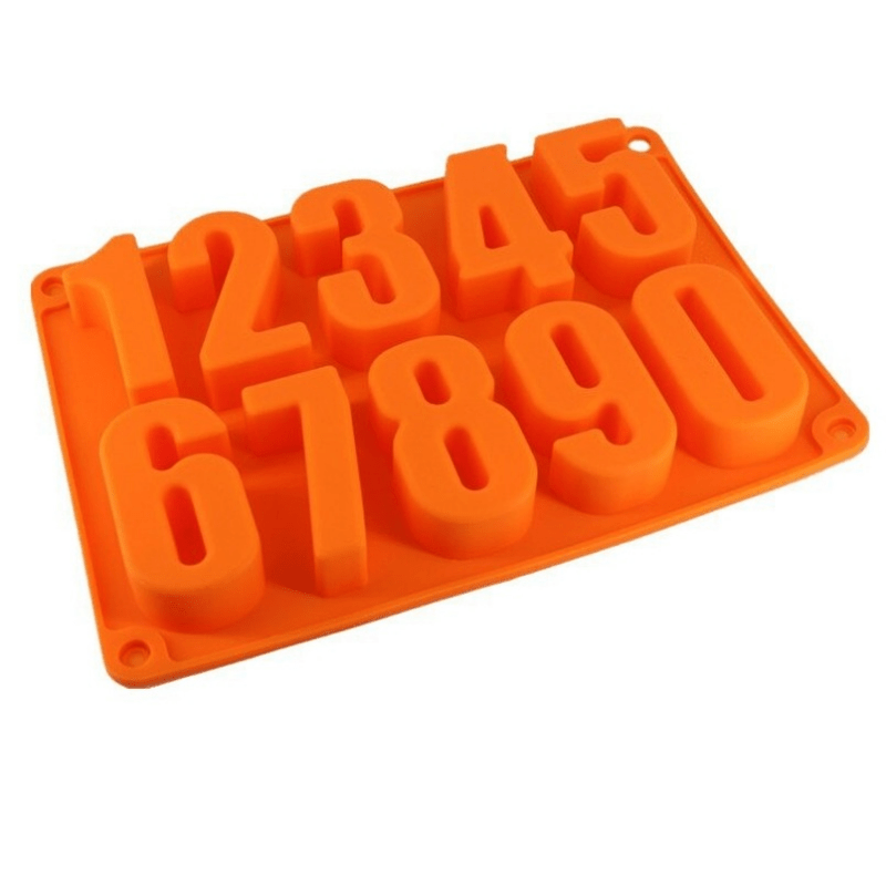 Silicone Alphabet Molds for Concrete Capital Letter Number Mold Resin Cake Mold