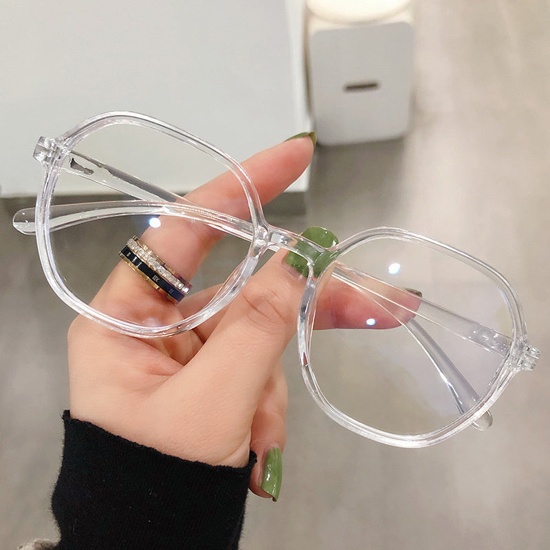 Jelly Reading Glasses Ultralight Polygon Presbyopic Eyeglasses for Women Men