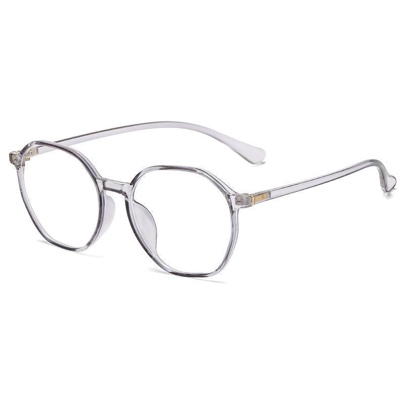 Jelly Reading Glasses Ultralight Polygon Presbyopic Eyeglasses for Women Men