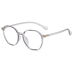 Jelly Reading Glasses Ultralight Polygon Presbyopic Eyeglasses for Women Men