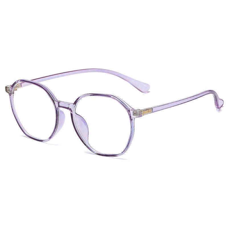 Jelly Reading Glasses Ultralight Polygon Presbyopic Eyeglasses for Women Men