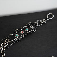 Double Layers Waist Chain Rock Punk Hipster Pant Keychain