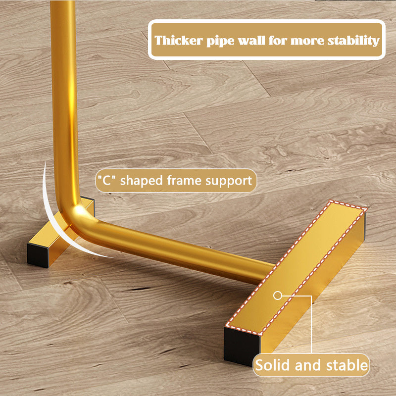 C Shaped Snack Table Slide Under Couch For Sofa Coffee Laptop Bedroom