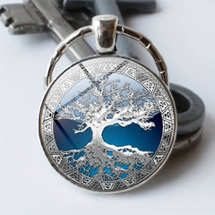 Life Tree Keychain For Girls Backpack Accessories