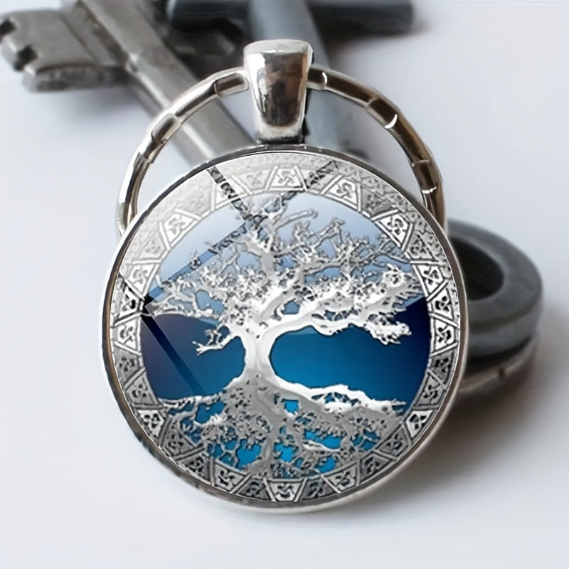 Vintage Life Tree Keychain For Boys Bag Accessories