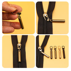 5pcs Metal Detachable Zipper Pullers for Bag Coat Suitcase