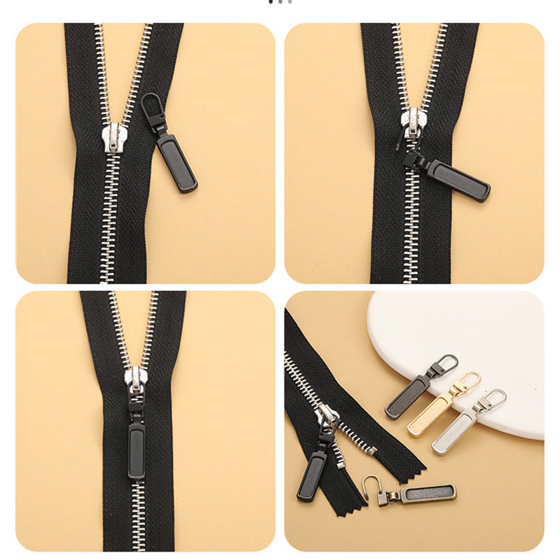 5pcs Metal Detachable Zipper Pullers for Bag Coat Suitcase