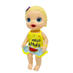 Watermelon Pattern Jumpsuit Doll Clothes for 12 Inch Baby Dolls