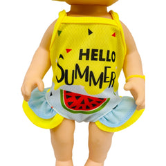 Watermelon Pattern Jumpsuit Doll Clothes for 12 Inch Baby Dolls