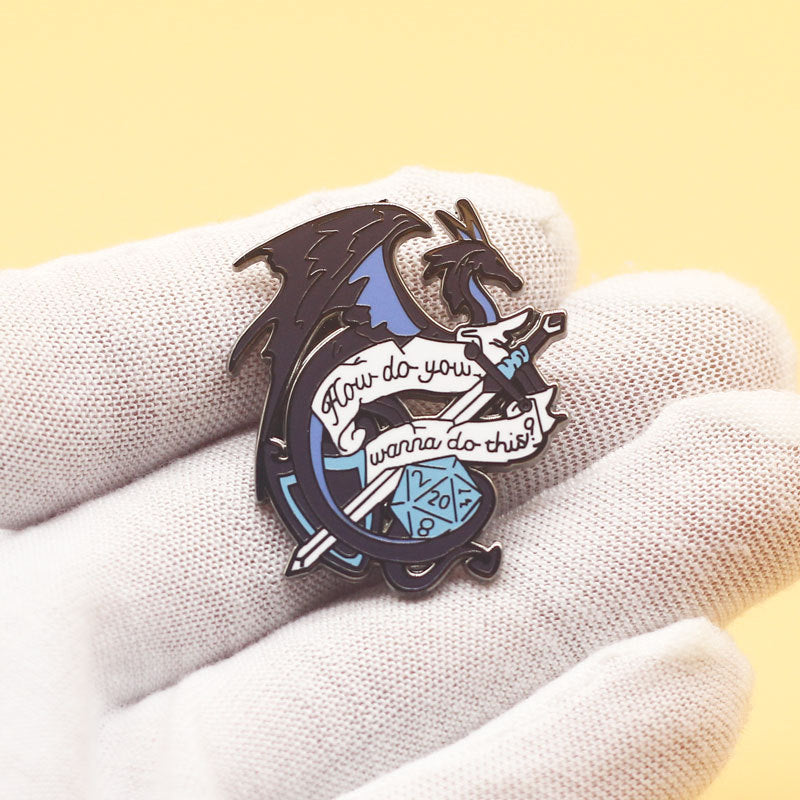 Dragon Brooch For Men Bag Clothing Accessories