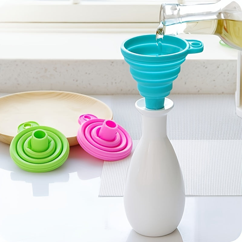 Collapsible Funnel Canning Kitchen Bottle Wide Mouth Funnel