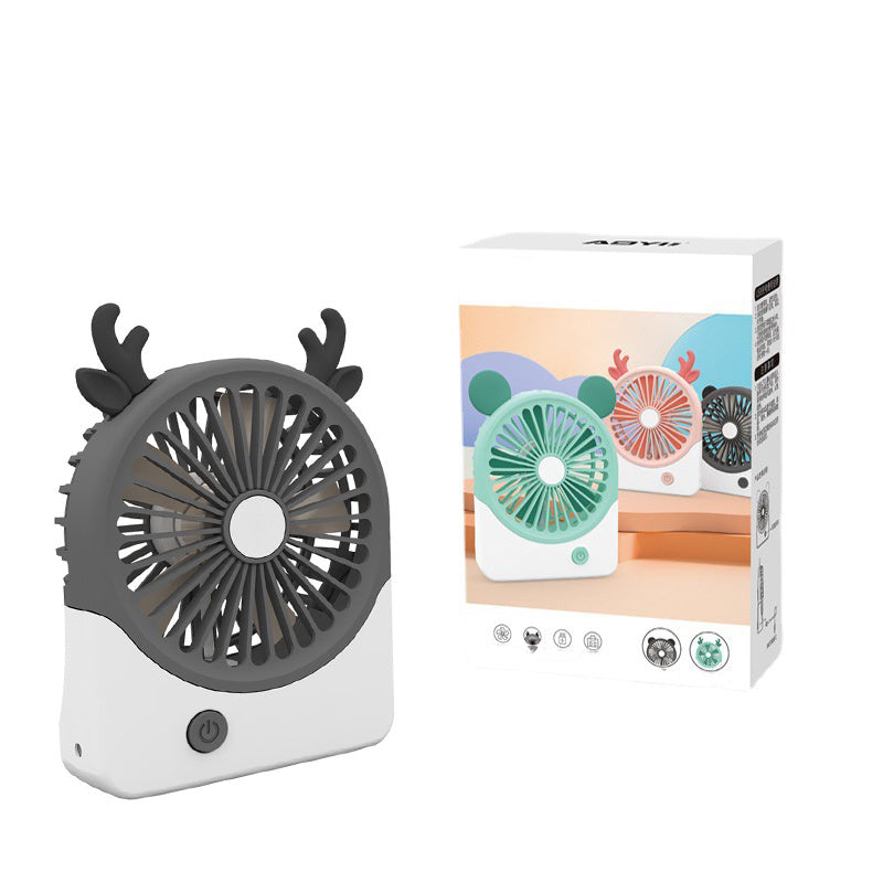 USB Rechargeable Handheld Fan 3 Gears Portable Pocket Fan Mini Fan