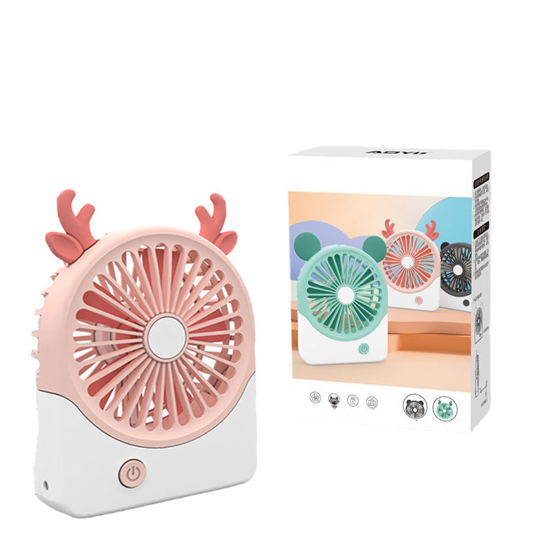 USB Rechargeable Handheld Fan 3 Gears Portable Pocket Fan Mini Fan