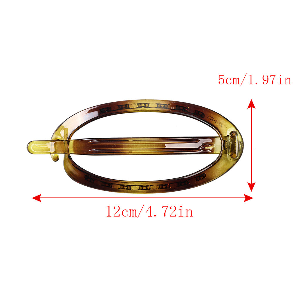 Vintage Hair Clip Hollow Acrylic Hair Accessories
