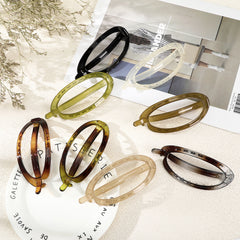 Vintage Hair Clip Hollow Acrylic Hair Accessories