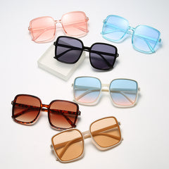 Large Square Sunglasses Gradient Glasses UV400