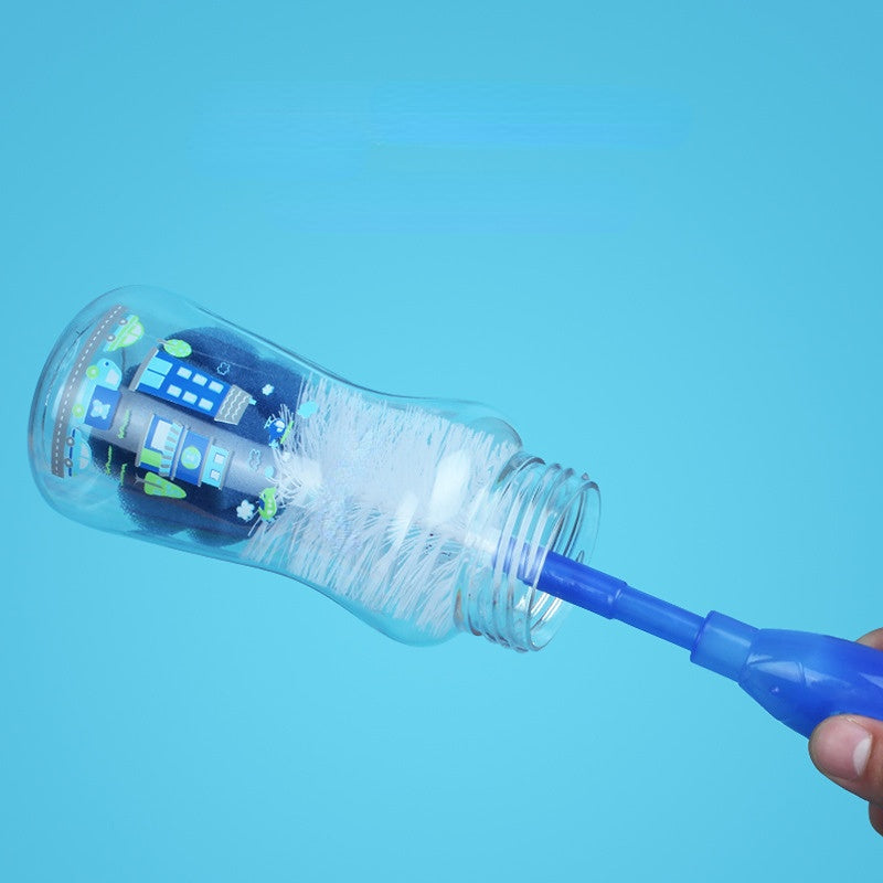 Reusable Baby Bottle Cleaning Brush with Suction Cup Stand