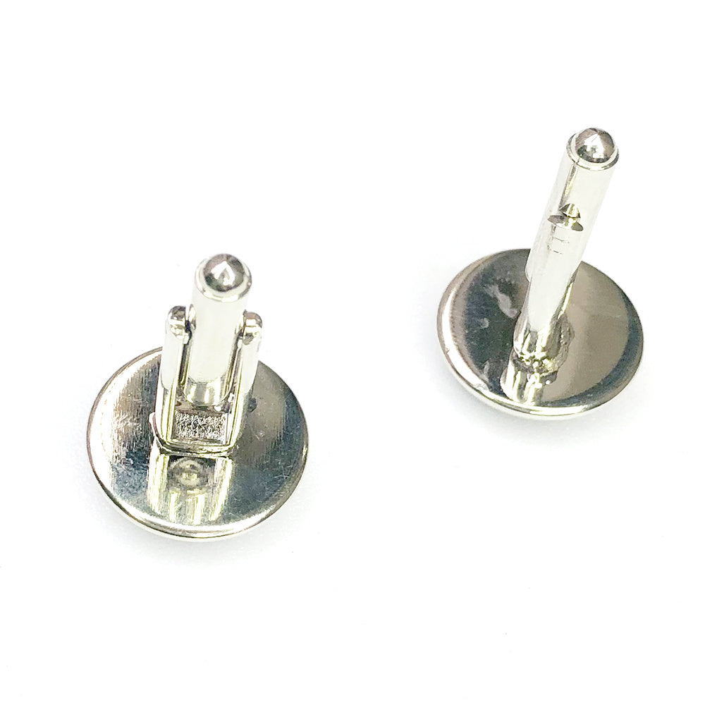 Love Pairs Skating Cufflinks Glass Gem Cuff Link Jewelry