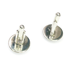 Love Pairs Skating Cufflinks Glass Gem Cuff Link Jewelry