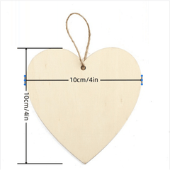 Wooden Heart Pendant Thank You Sister Gift Christmas Friendship Gift