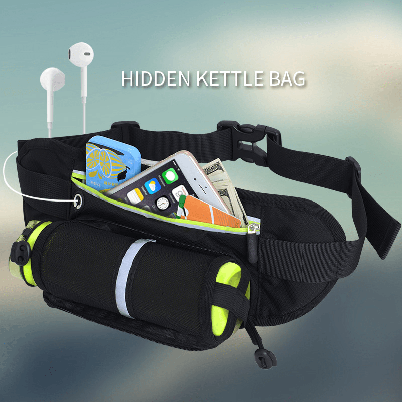 Stay Hydrated & Hands-Free Large Capacity Waist Bag for Outdoor Workouts