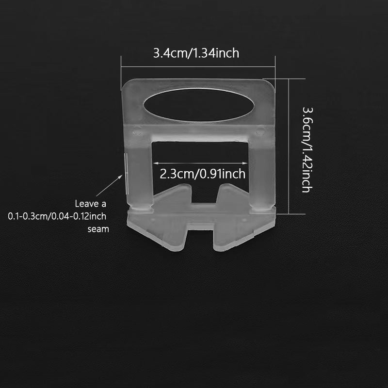 100pcs Tile Leveling System Spacers for Wall & Floor Ceramic Tile
