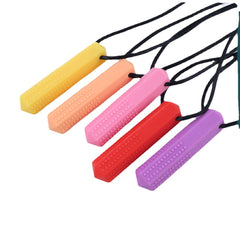 Kids Rainbow Teether Silicone Teething Toy Molar Stick