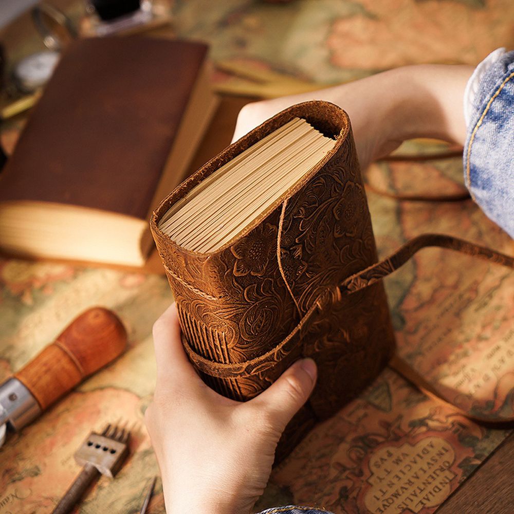 Leather Journal Book 400 Pages for Sketching & Writing