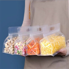 Transparent Sealed Food Handbag Plastic Convenient Food Packing Bag