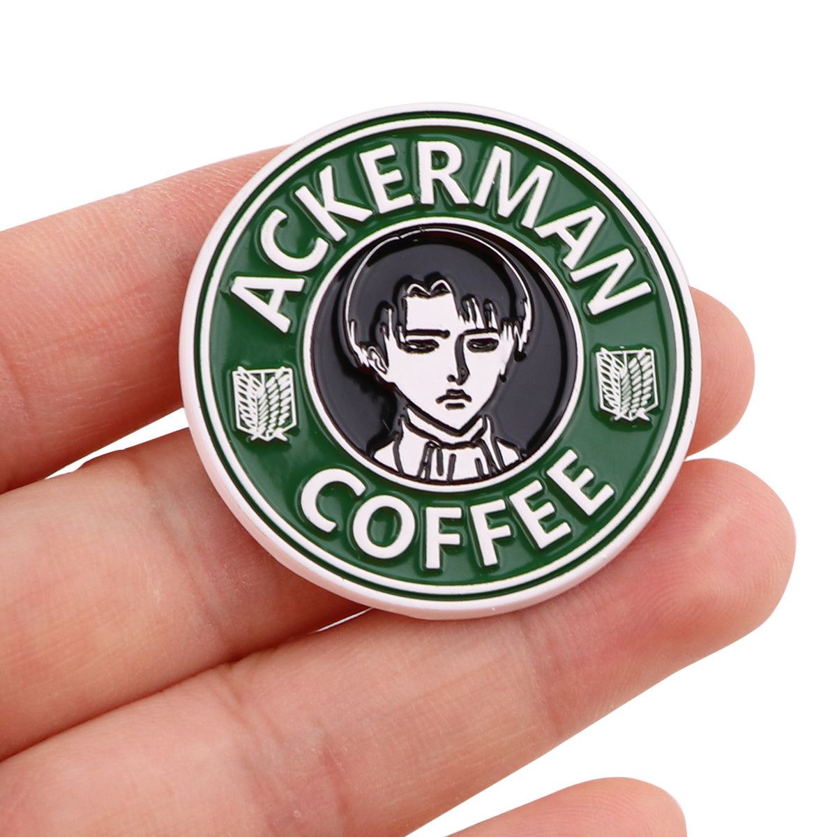 Anime Coffee Enamel Badges Brooches Lapel Pins Backpacks Jewelry