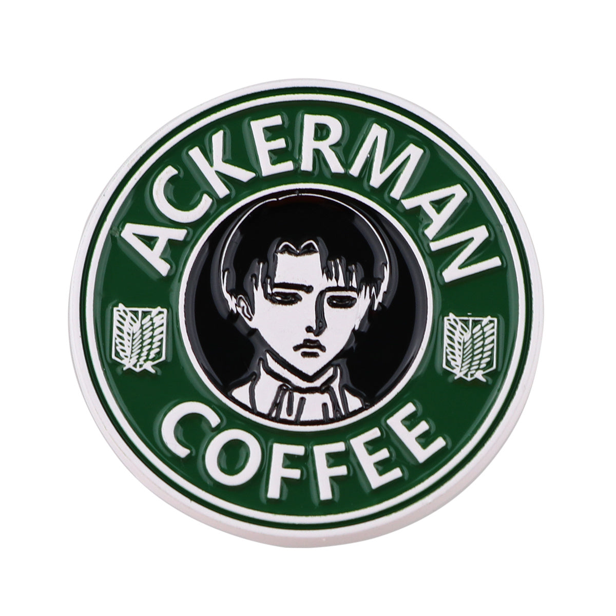 Anime Coffee Enamel Badges Brooches Lapel Pins Backpacks Jewelry
