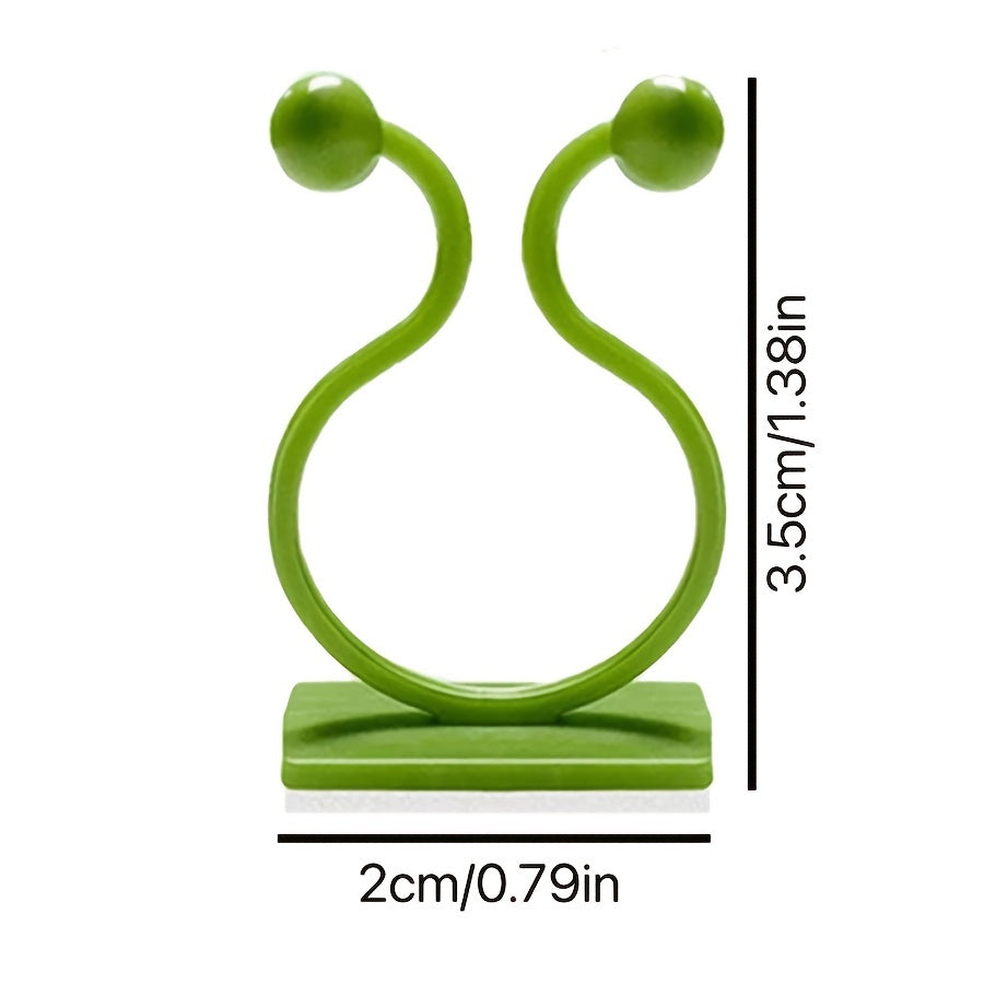 10pcs Garden Wall Plant Climber Vine Support Clips Self Adhesive