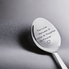 Forever Love Spoon for Mom - Perfect Birthday & Party Gift for Mothers & Daughte