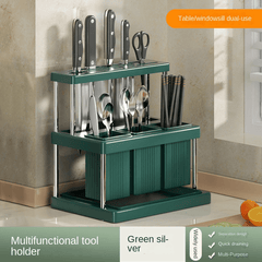 Kitchen Utensils Drain Rack Countertop Storage Rack
