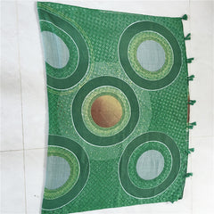 Avocado Green Twill Scarf Warm Windproof Shawl Casual Tassel