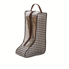 Houndstooth Shoe Bag Travel Boots Storage Pouch