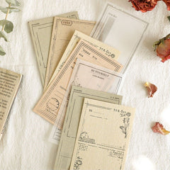 Cloud Moonlight Series Vintage Journal Book DIY Material