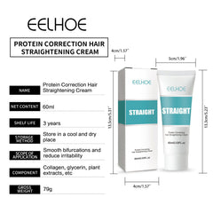 Keratin Hair Straightening Cream for Smooth, Straight Hair