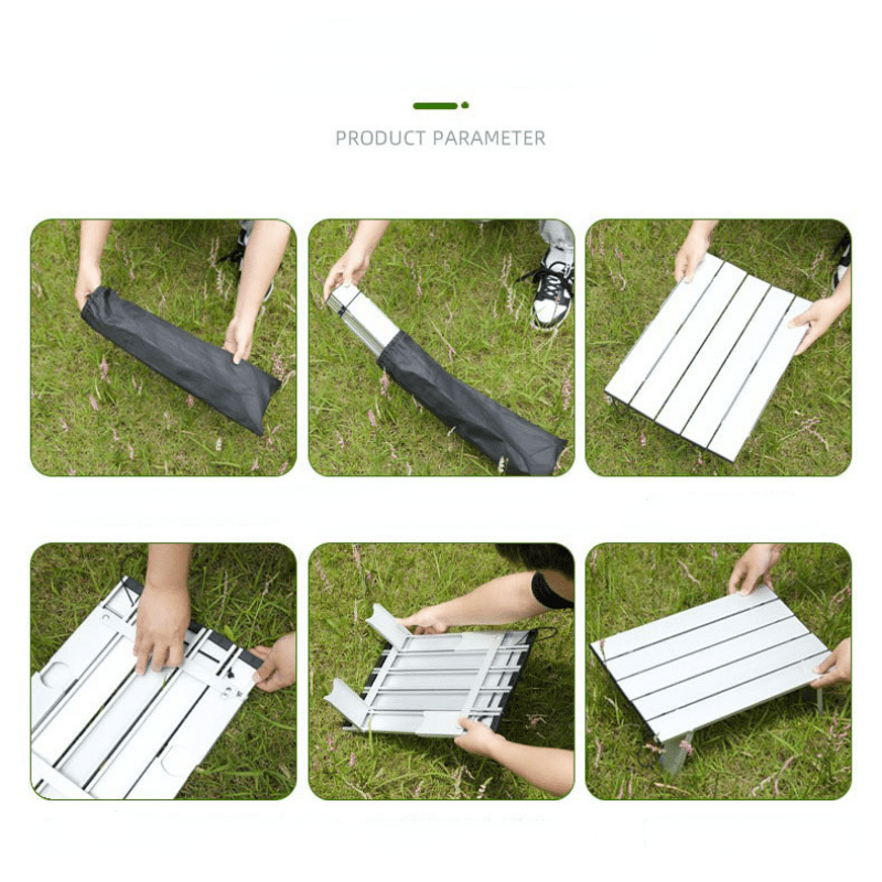 Portable Camping Table Aluminum Alloy Folding Table for Outdoor Activities