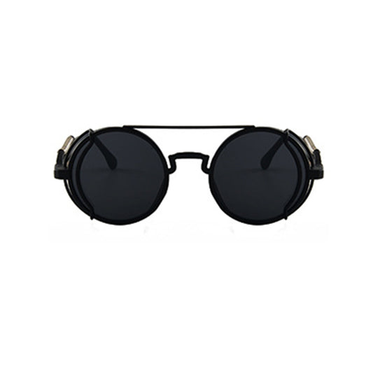 Y2K Steampunk Sunglasses Retro Spring Temple Gothic Metal UV400